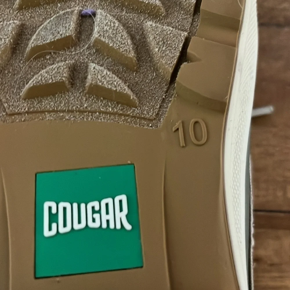 Cougar Green /Camel Lace Up Dash Duck Sneaker Size 10
